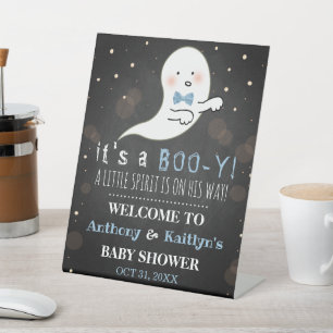 Het is een Boo-y! Little Spirit Halloween Baby sho Reclamebord Met Voetstuk