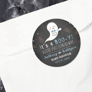 Het is een Boo-y! Little Spirit Halloween Baby sho Ronde Sticker