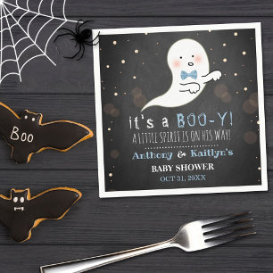 Het is een Boo-y! Little Spirit Halloween Baby sho Servet