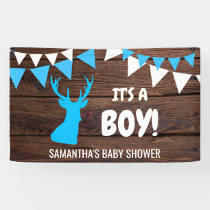HET IS EEN BOY! Aangepast Baby shower voor geblust Spandoek