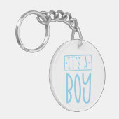 Het is een Boy Acrylic Sleutelhanger (Voorkant Links)