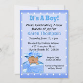 Het is een Boy African American Baby shower Kaart (Voorkant)