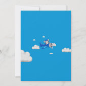 Het is een Boy Aviator Beer Baby shower Kaart (Achterkant)