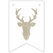 Het is een Boy Baby shower Banner, Deer Vlaggetjes (Eerste vlag)