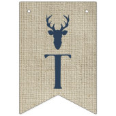 Het is een Boy Baby shower Banner, Deer Vlaggetjes (Derde vlag)