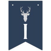 Het is een Boy Baby shower Banner, Deer Vlaggetjes (Tweede vlag)