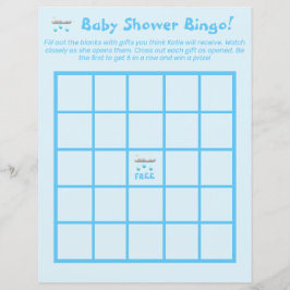 Het is een Boy  Baby shower Bingo