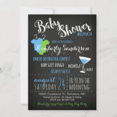 Het is een Boy Baby shower Brunch Party Invitation Kaart (Voorkant)
