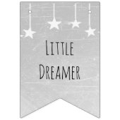 Het is een Boy Baby shower Flag Banner Moon & Star (Eerste vlag)