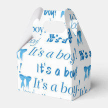 Het is een Boy Baby shower geschenkdoos