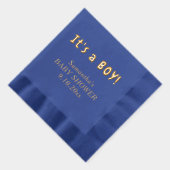 Het is een Boy Baby shower Naam Folie Servetten (Rechts)