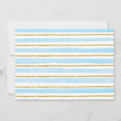 Het is een Boy Baby shower van Mail Cute Animals M Kaart (Achterkant)