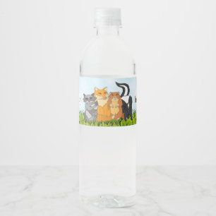 Het is een Boy Baby shower Woodland Creatures Waterfles Etiket
