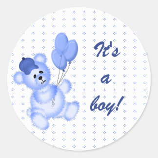 Het is een Boy Baby Sticker