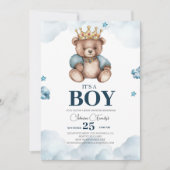 HET IS EEN BOY BEER BABY SHOWER KAART (Voorkant)