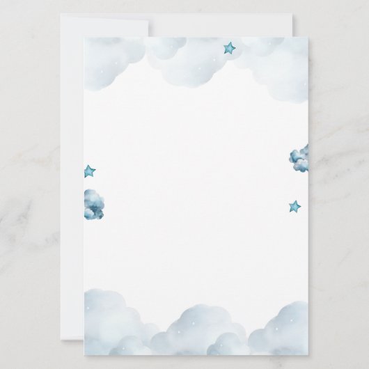 HET IS EEN BOY BEER BABY SHOWER KAART (Achterkant)