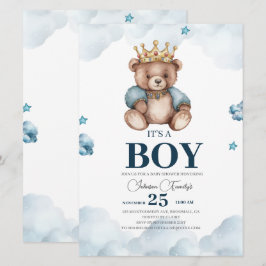 HET IS EEN BOY BEER BABY SHOWER KAART
