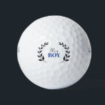 Het is een BOY Blue Baby Gift Golfballen<br><div class="desc">Het is een blauw Laurel.  Baby,  zwangerschap,  cadeau voor pasgeborenen.</div>