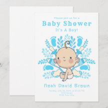 Het is een Boy Blue Baby shower