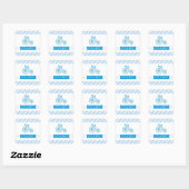 Het is een Boy Blue Baby shower Stickers (Vel)