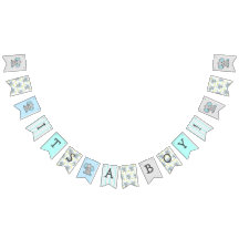 Het is een Boy, Blue Elephant Theme Baby shower