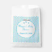 Het is een Boy Blue Polka-Dot Bedankzakje (Voorkant)