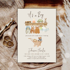 Het is een Boy Boho Nursery Schattige Baby shower Kaart