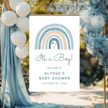 Het is een Boy Boho Rainbow Baby shower Welkom