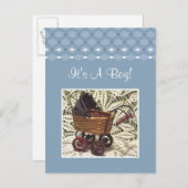 Het is een Boy Briefkaart (Voorkant / Achterkant)