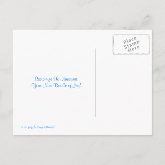 Het is een Boy Briefkaart (Achterkant)