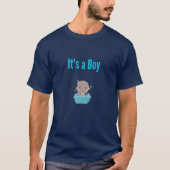 Het is een Boy - Bubble bad T-shirt (Voorkant)