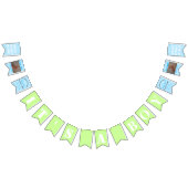 Het is een Boy Bunting Banner (Alle)