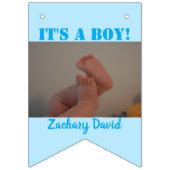 Het is een Boy Bunting Banner (Tweede vlag)