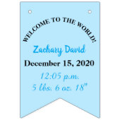 Het is een Boy Bunting Banner (Derde vlag)