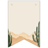 Het is een Boy Desert Cactus Southwestern Baby sho Vlaggetjes (Eerste vlag)