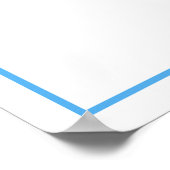 Het is een Boy Elephant Baby shower Welcome Poster (Hoek)