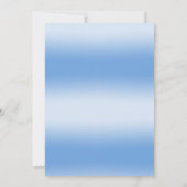 Het is een Boy Elephant Balloon Blue Baby shower Bedankkaart (Achterkant)