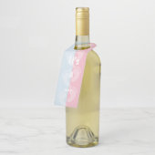 Het is een...Boy Gender onthulling Party Favor Flessenhanger (Schuin)