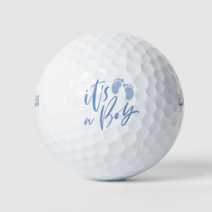Het is een Boy Gender Reveal Party Game Golfballen