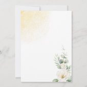 Het is een Boy Gold Balloon & Greenery Baby shower Kaart (Achterkant)