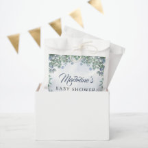 Het is een Boy Greenery Flowers Baby shower