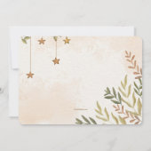 Het is een Boy Herfst Baby Shower Uitnodigingen (Achterkant)