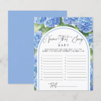 Het is een Boy Hydrangea Naam Song Baby shower Gam