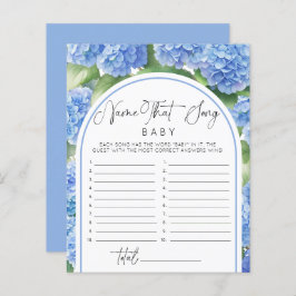 Het is een Boy Hydrangea Naam Song Baby shower Gam
