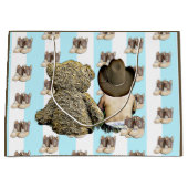 Het is een Boy Lil Cowboy Baby en Teddy Bear Groot Cadeauzakje (Voorkant)