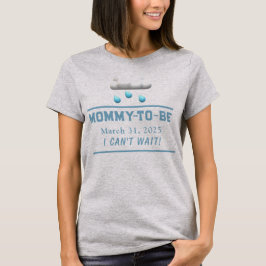 Het is een Boy  Mammie-to-Be Baby shower T-shirt