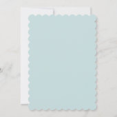 Het is een Boy Pastel Blue Air Balloon Baby shower Kaart (Achterkant)