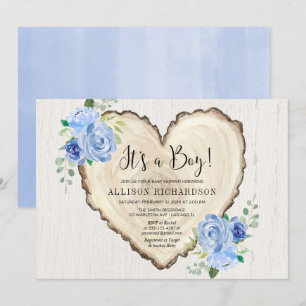 Het is een Boy rustieke bloemendouche voor valenti Kaart