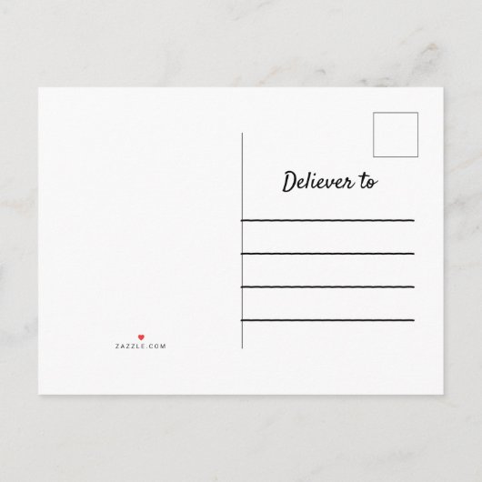 Het is een Boy Schattige Blue Baby Aankondiging Br (Achterkant)