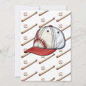 Het is een Boy Sport Baseball thema Baby shower Kaart (Achterkant)